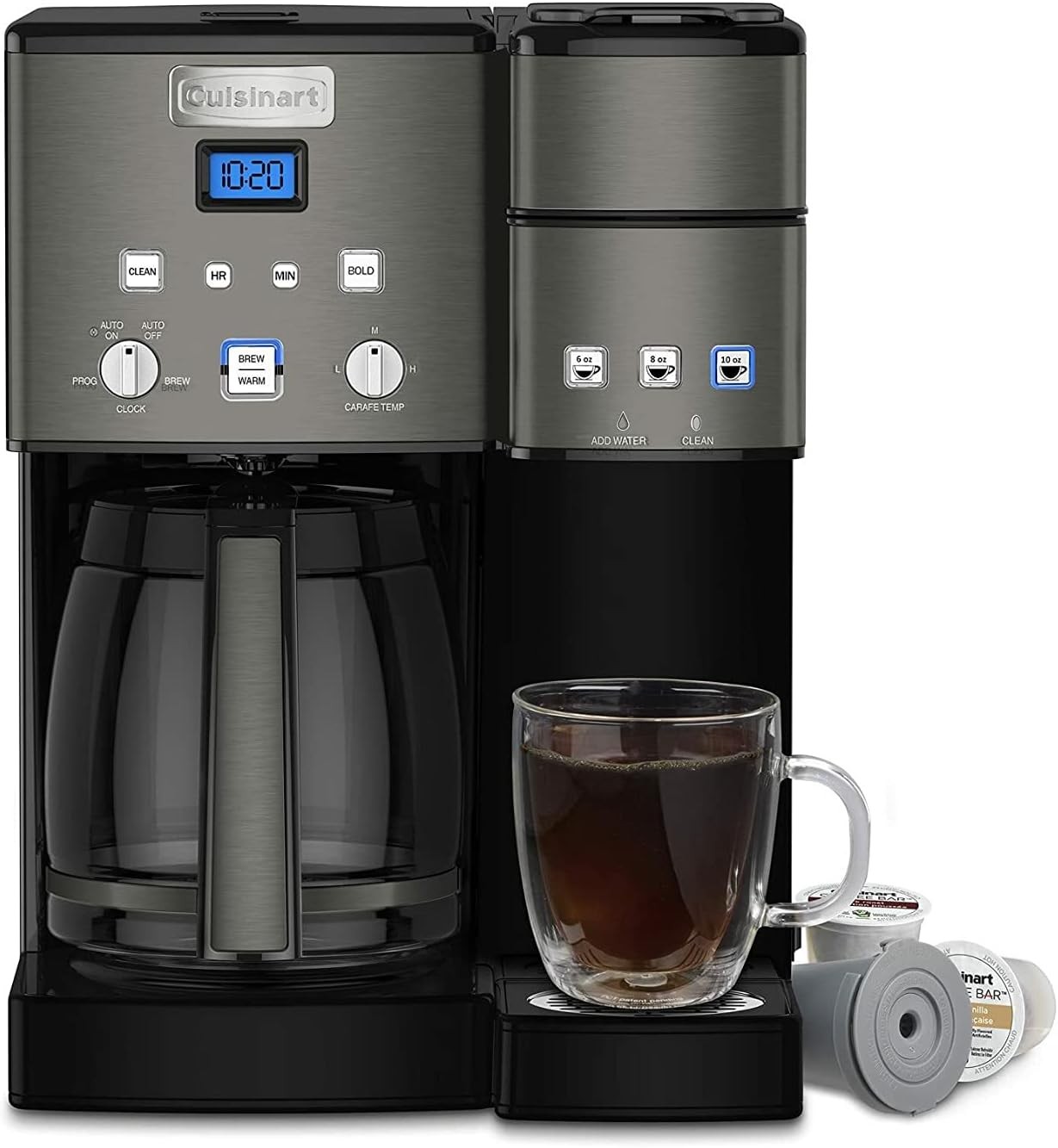 Cuisinart SS-15BKSP1 12 Cup Coffee Maker - Black/Stainless Steel (Open Box) Cuisinart SS-15BKSP1 12 Cup Coffee Maker - Black/Stainless Steel (Open Box)