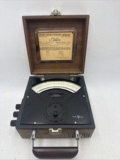 Vtg 1961 Sensitive Research AC Ammeter Model MI Diamond Pivoted Cased Tech MINT picture