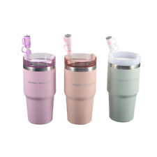 Starbucks Stanley Stainless Steel Vacuum Straw Cup Tumbler W/ Straw Topper Gifts picture