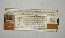 VTG Ohmite Capacitor Calculator Slide Rule Chart Ohms Impedance Frequency picture