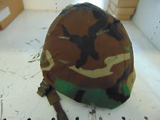 ✅ woodland M-1 helmet cover steel pot NOS BDU camo pattern military issue 1980s picture