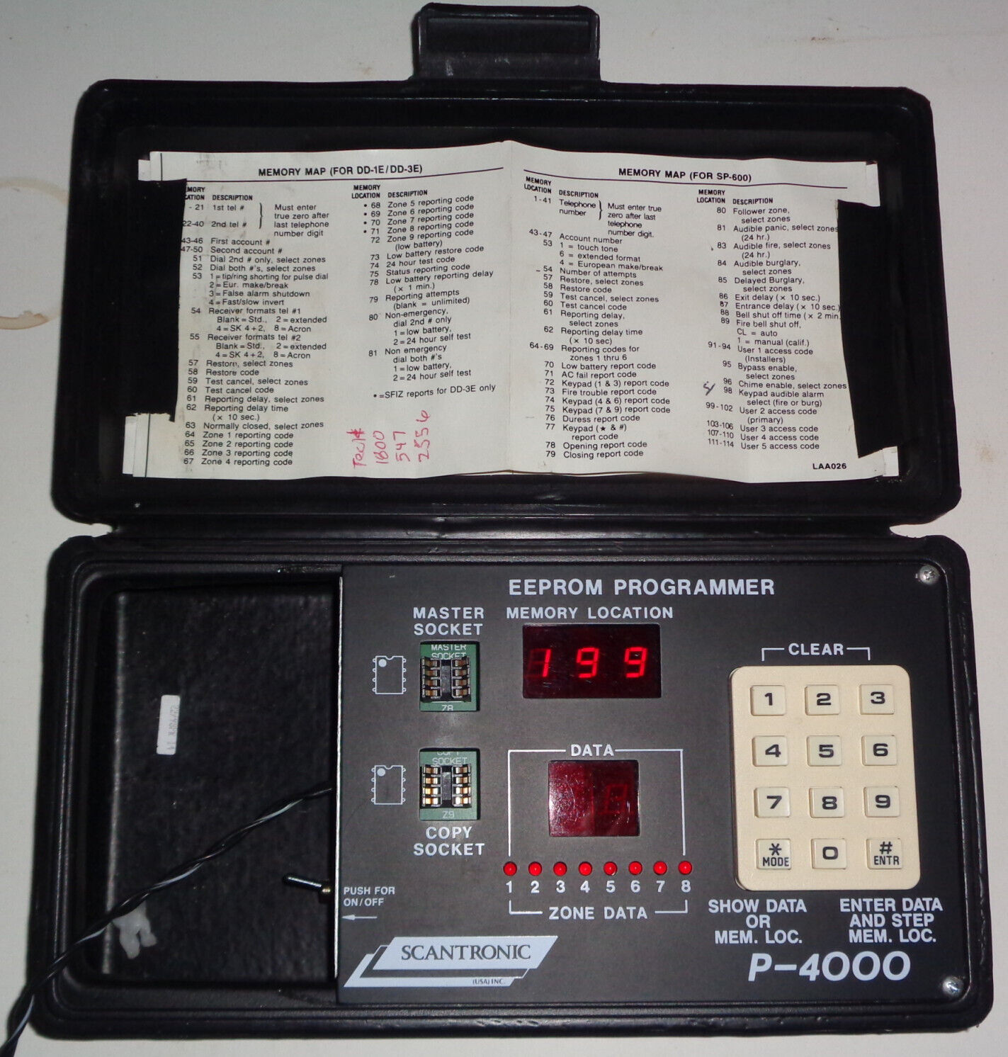 Arrowhead EEPROM Programmer Scantronic P-4000