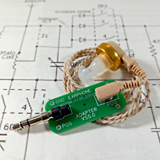 Crystal Radio High Impedance Earphone Wide Frequency Response with Integral Plug picture