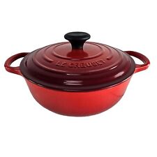 VTG Le Creuset Dutch Oven #24 Red Cast Iron with Lid 4.5 Qt. Made in France EUC picture