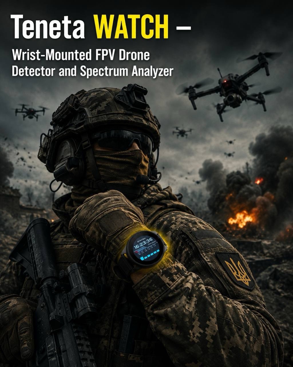 Teneta Watch - Latest Ukrainian Military Drone Detector