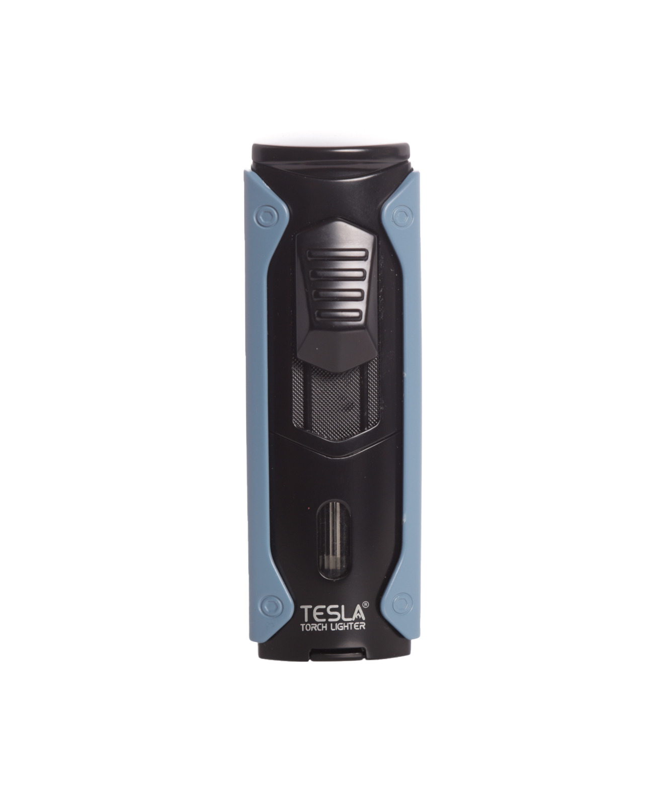 TESLA® Coil Lighters Quad Flame Torch Lighter w/ Cigar Punch