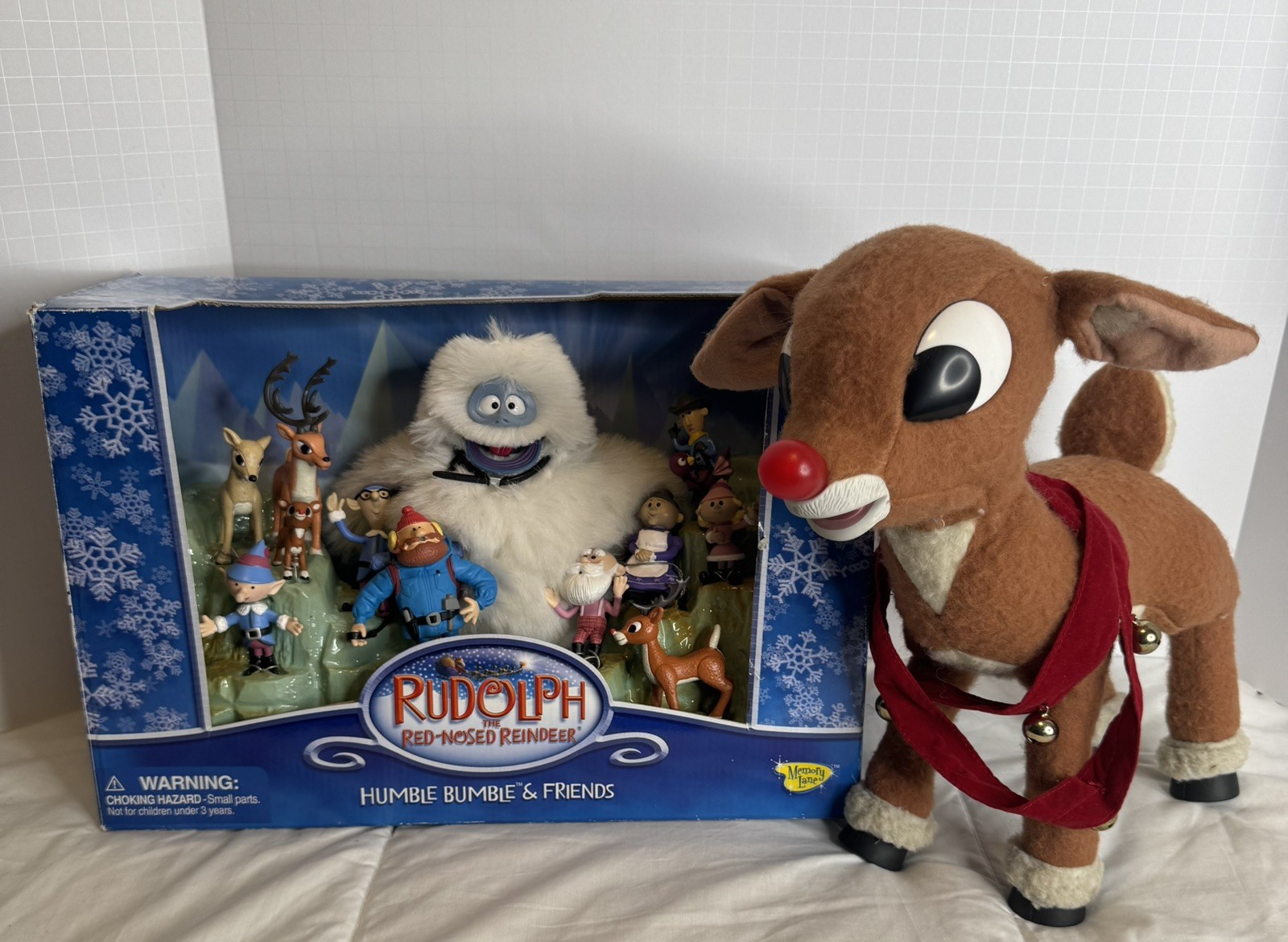Memory Rudolph 2003 Memory Lane Rudolph &2002 Newborn Rudolph Red Nosed Reindeer ...
