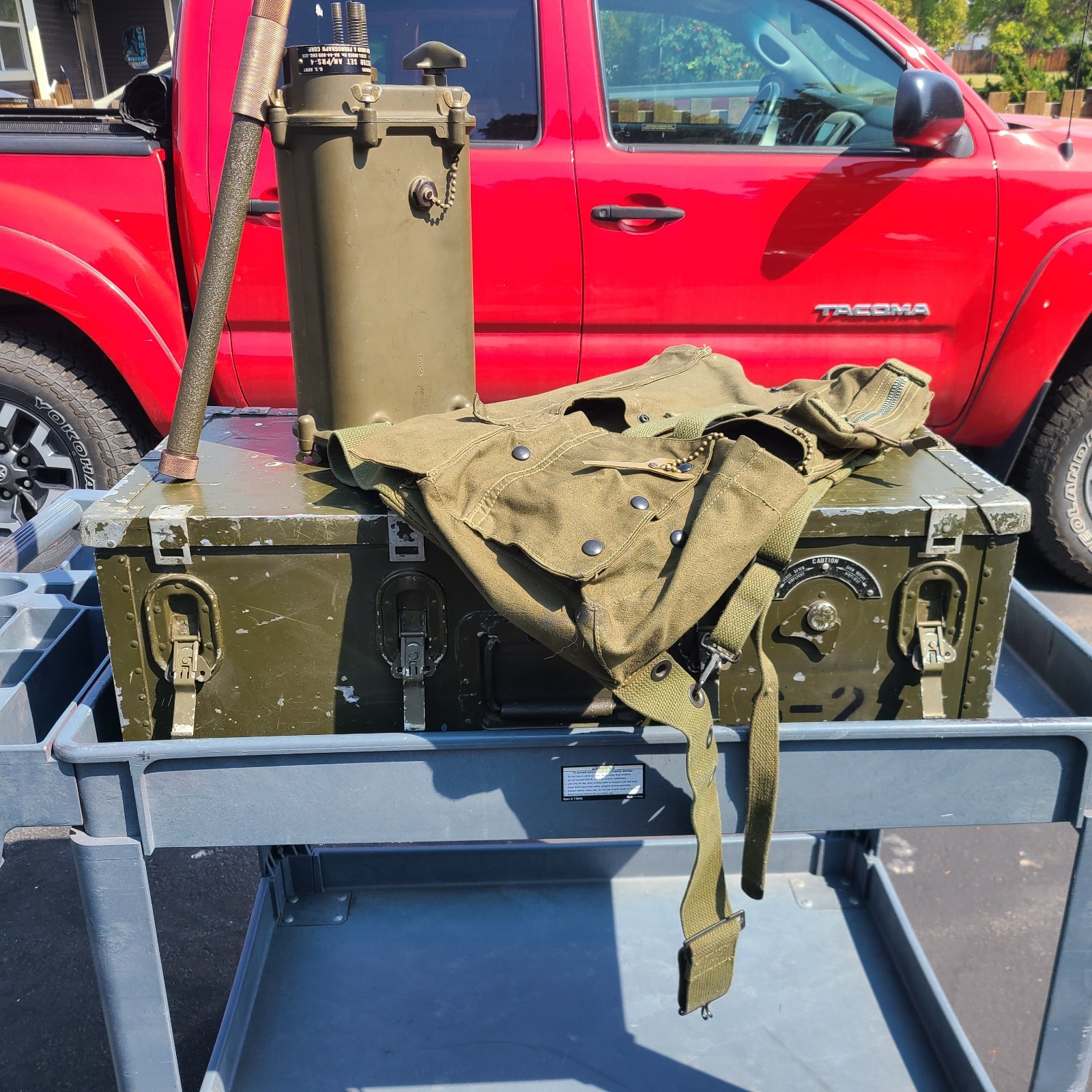 Vietnam Era AN/PRS-4 U.S. Army Minessweeper w/Original Trunk Corps of Engineers