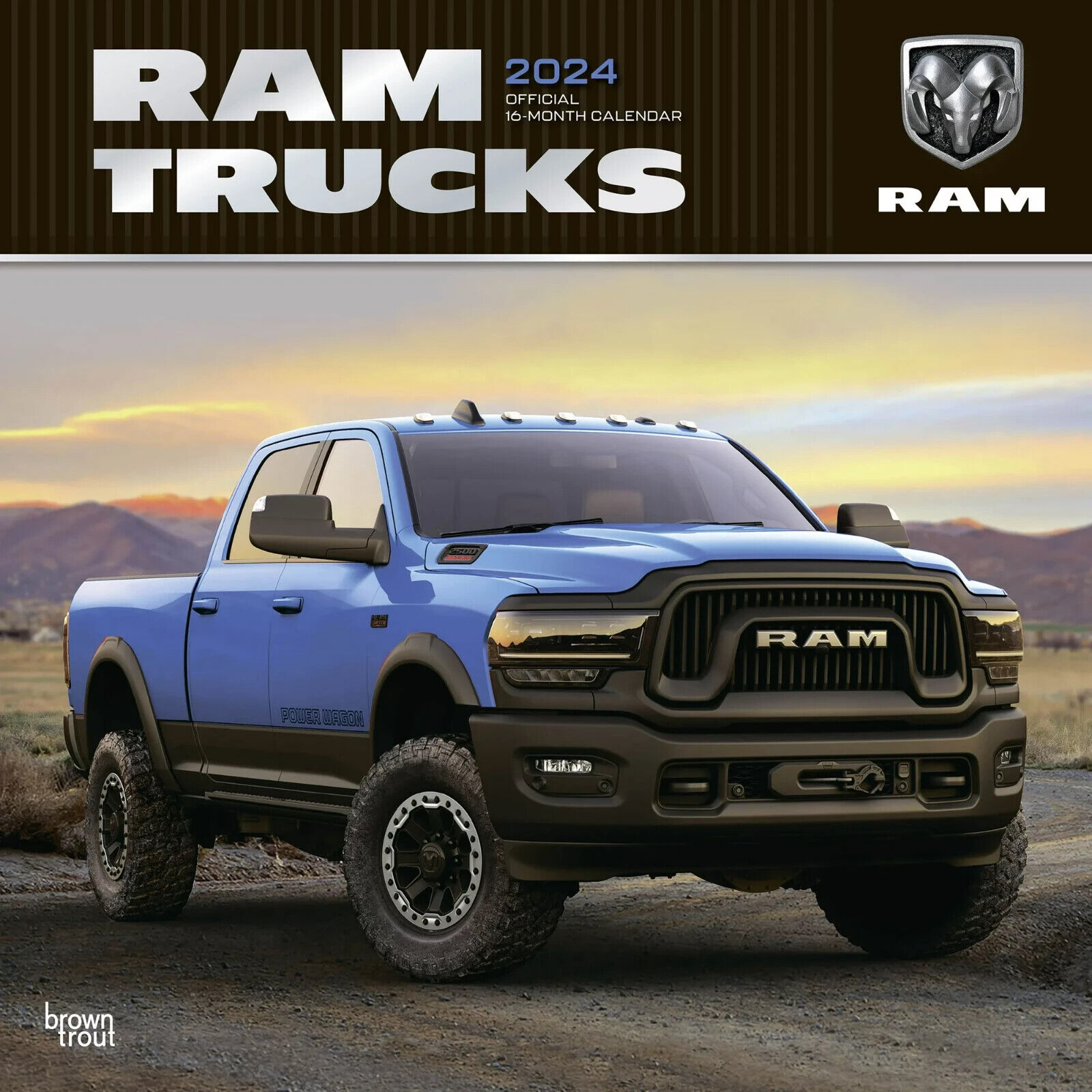 2024 Ram Trucks Official 16-Month 12x24\