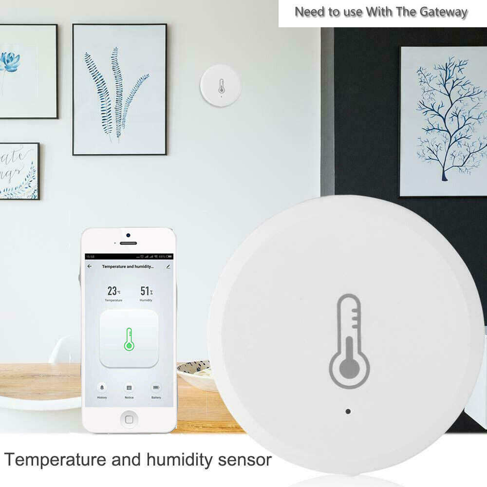 Tuya Smart Temperature and Humidity Sensor Alarm System Devices for Amazon Alexa