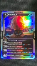 Neuroscape TCG WNDRTECH 254/255 Genesis Rare Mainframe Wonderland Foil Card NM picture