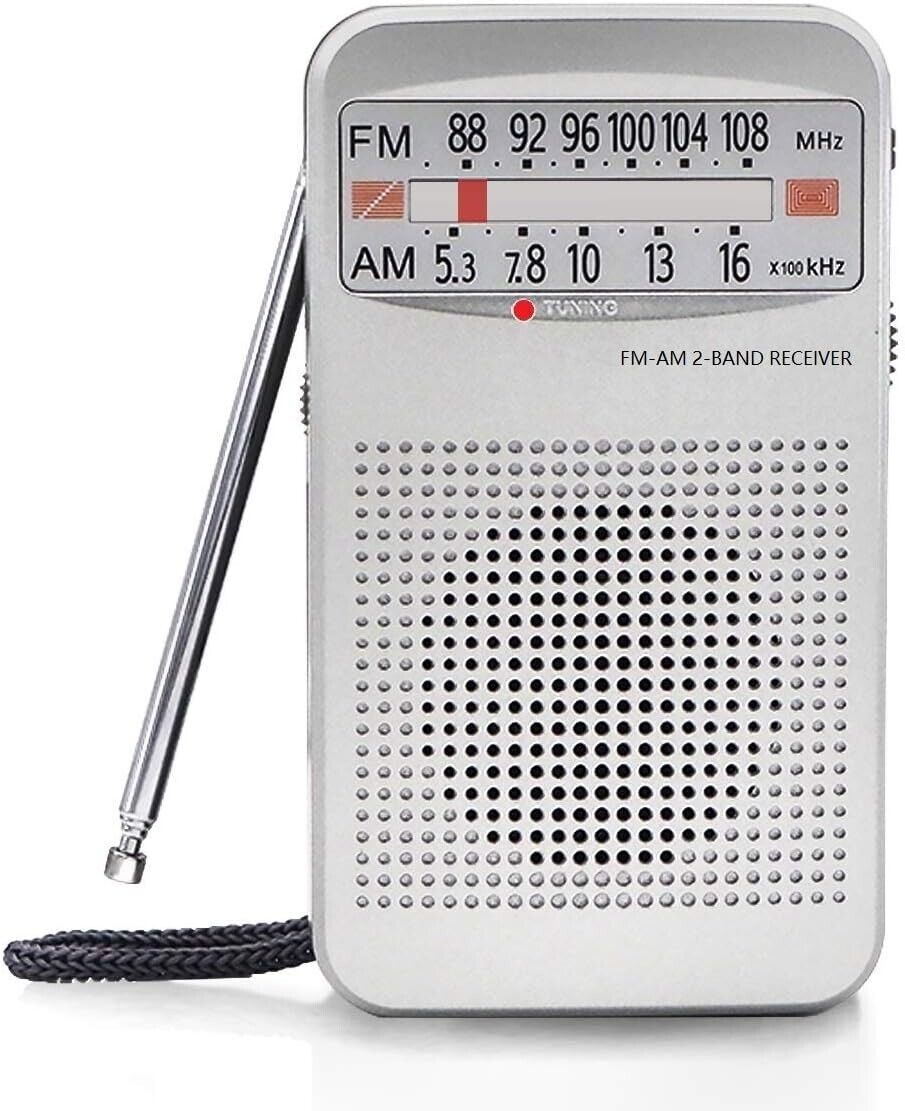 Portable AM FM Radio Compact Transistor Radio Pocket Radio