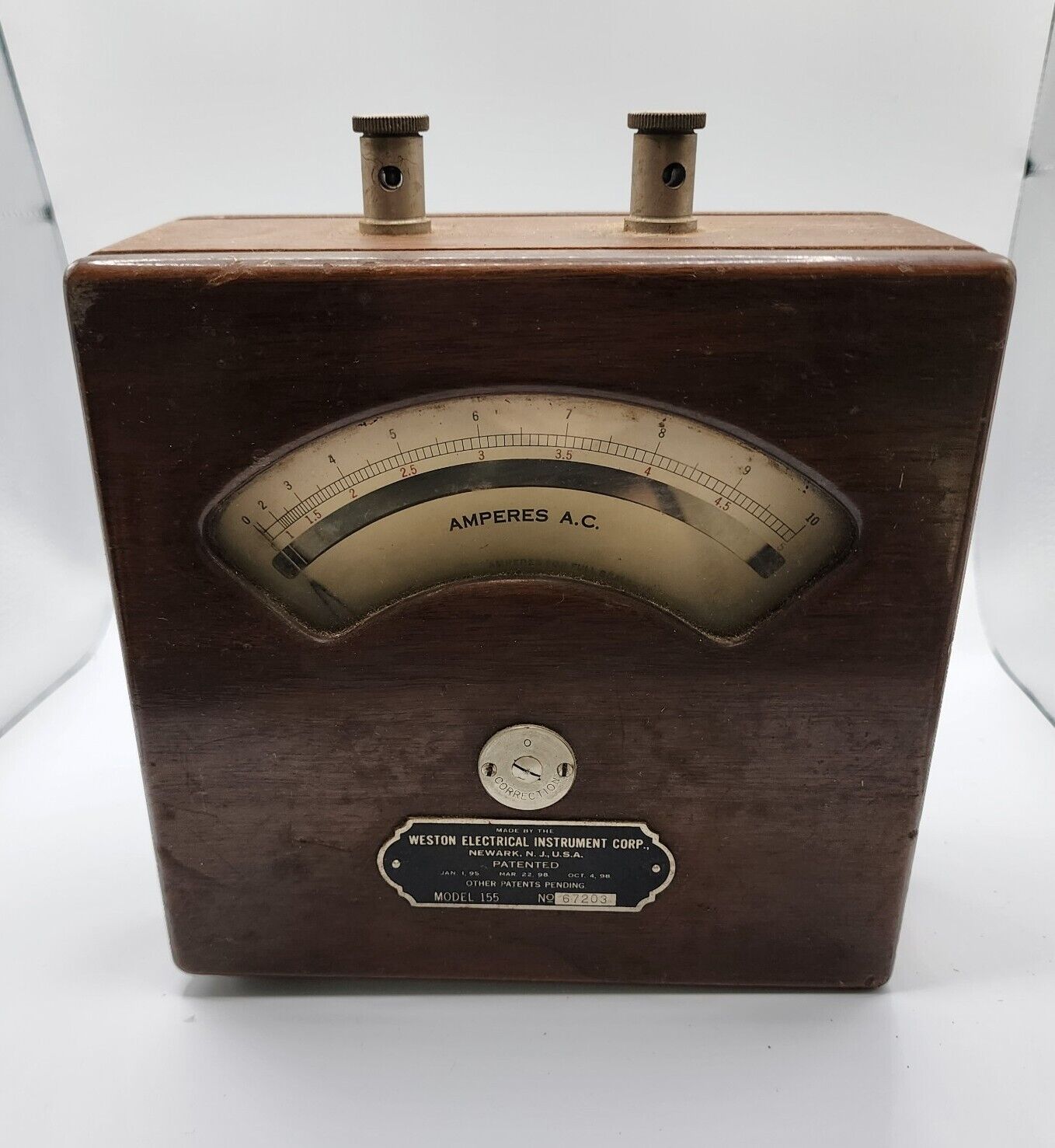 Antique Weston Model 155 AC Direct Reading Ammeter