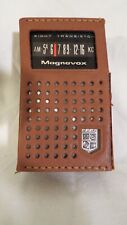 Vintage 60's Magnavox Eight Transistor Radio 2-AM-80 w/Case/UNTESTED picture
