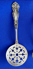 ORNATE WM ROGERS & SON AA TEA STRAINER-TOMATO SERVER picture