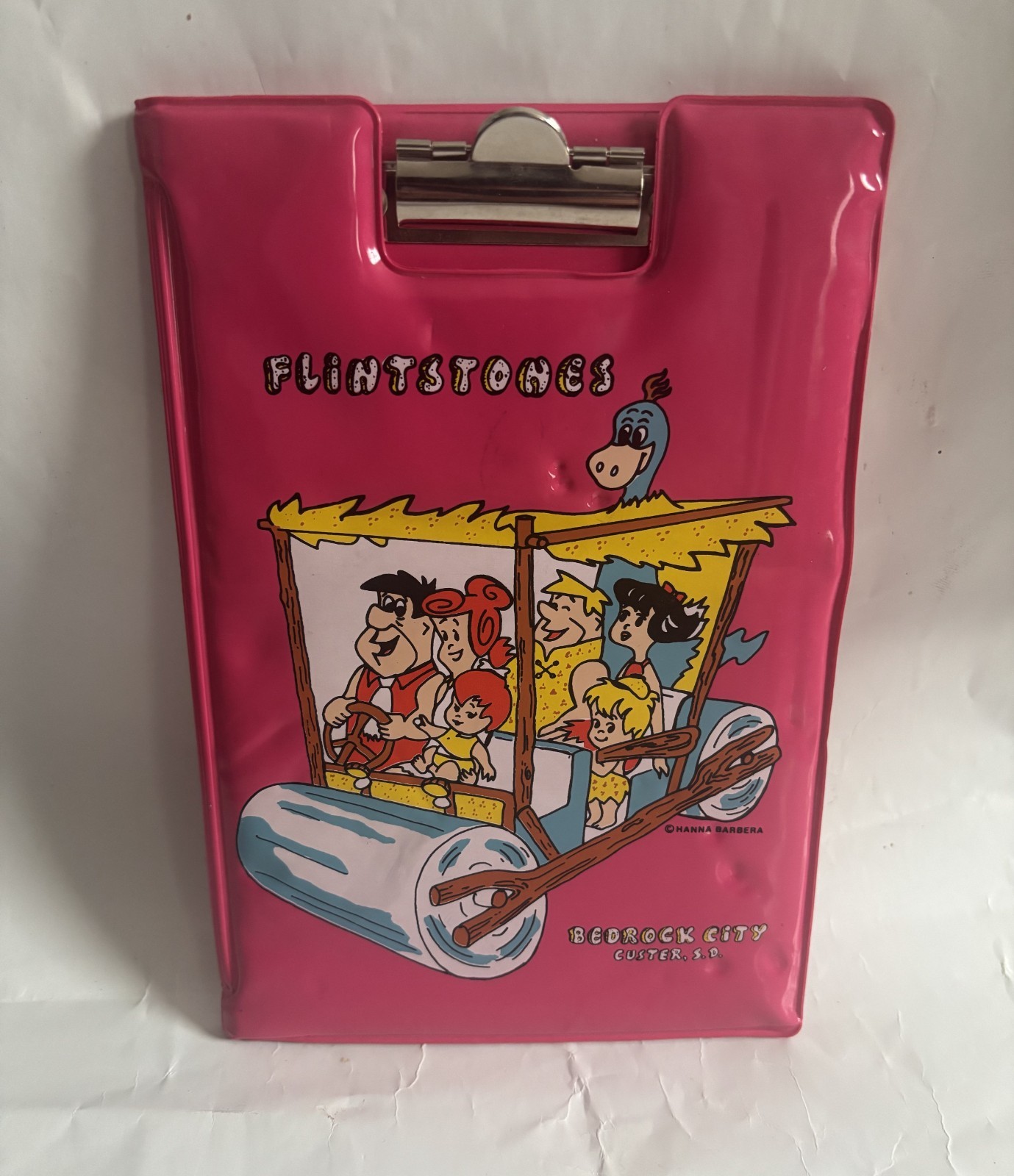 RARE 1970s Flintstone Bedrock City Burger Custer South Dakota Server Book RARE 1970s Flintstone Bedrock City Burger Custer South Dakota Server Book