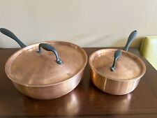 New Set of Two Beka Marco Pierre White Splayed Copper Sauce Pan Stainless Lined picture