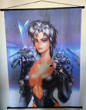 Anime Ghost in the Shell 1.5 Human-Error Processor 3 Fabric Scroll RARE 90's picture