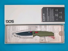SOG Altair XR Field Green Stone Blue CRYO 154CM Folding Knife NEW picture
