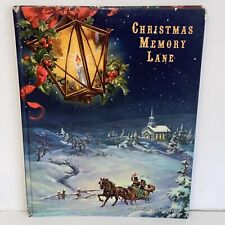 Vintage 1961 Christmas Memory Lane Book Hardcover Christmas Table Decor picture
