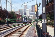 CATS Siemens LRV 116at Bland Street Station Charlotte  Original Ektachrome Slide picture