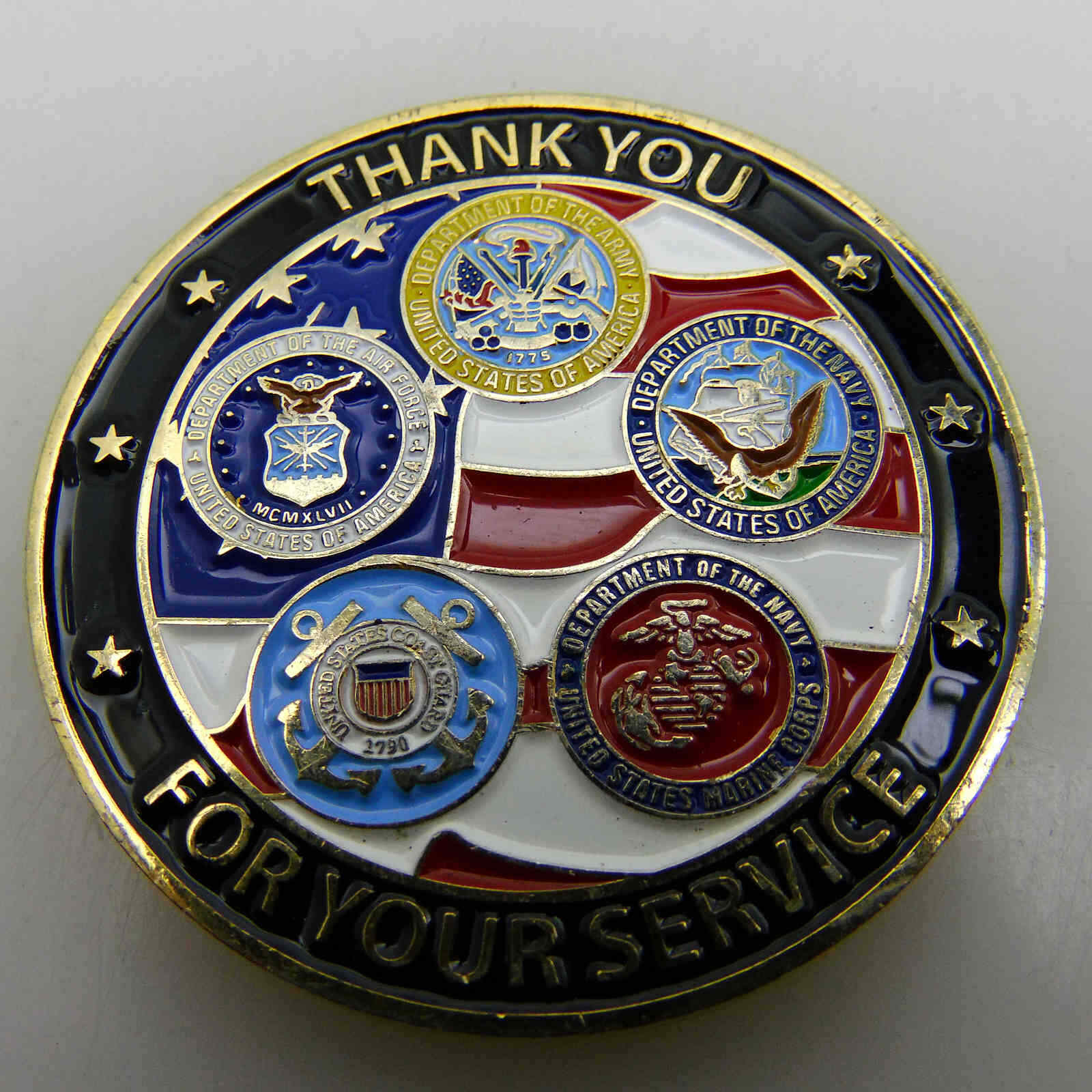 JOHNSON CONTROLS THANK YOU FOR YOUR SERVICE CHALLENGE COIN