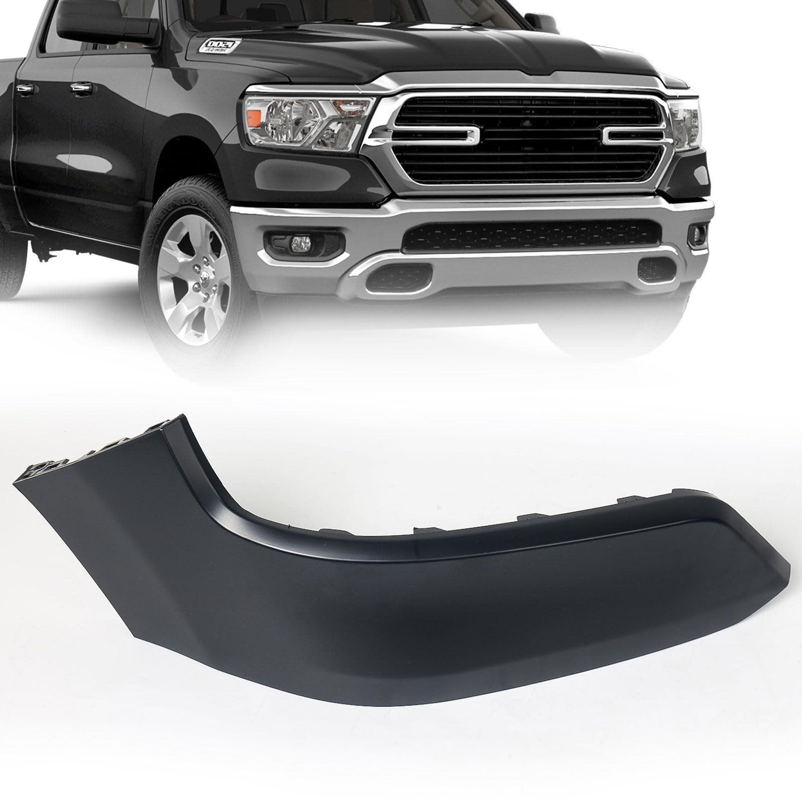 Front Filler Panel Compatible with Dodge Ram 1500 2019 2020 2021 2022 2023 20...