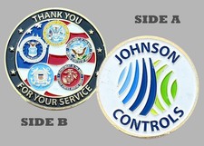 Johnson Controls Thank You For Your Service Challenge Coin 1#26 picture