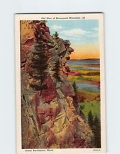 Postcard Old Man of Monument Mountain Great Barrington Massachusetts USA picture