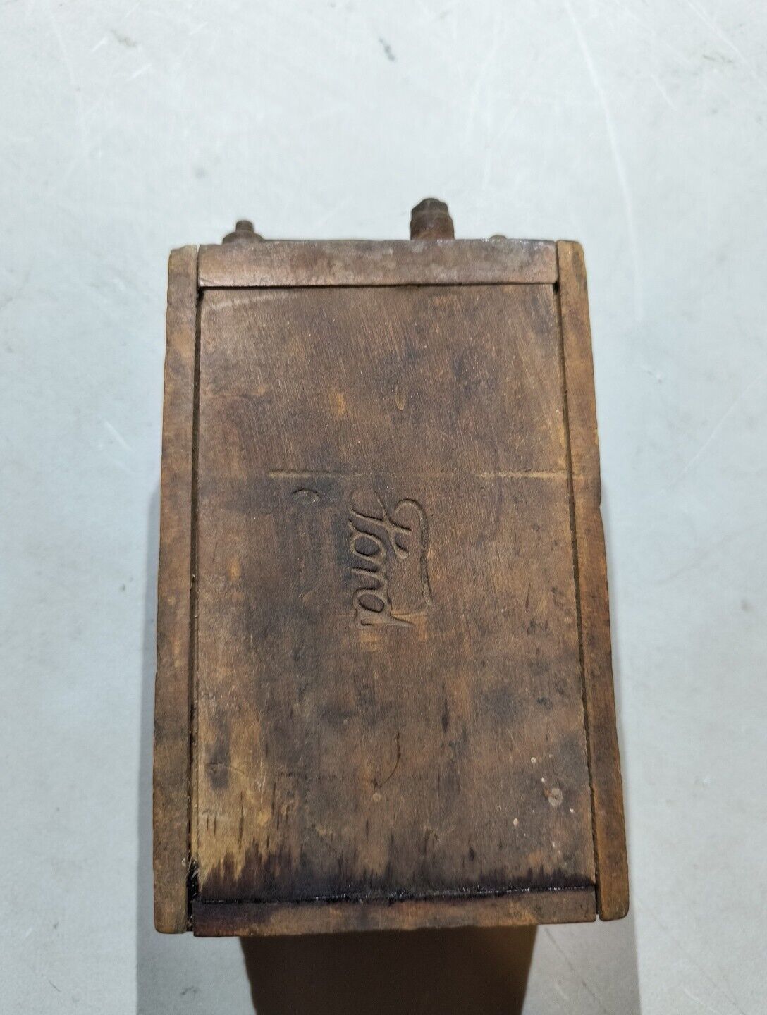 Vintage Ford Model T Wood Battery Ignition Coil Box Ford collectable