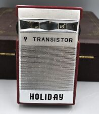 Holiday Transistor Radio  Model H-93 Works Vintage picture