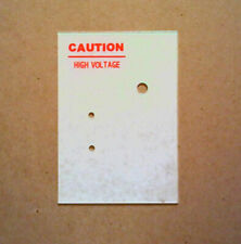 Bally Solenoid Driver Board High Voltage Caution Plate picture