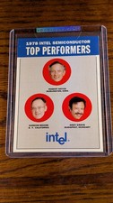 GAS Trading Cards 1978 Intel Semiconductor Top Performers G.A.S. Rare SP Rookie picture