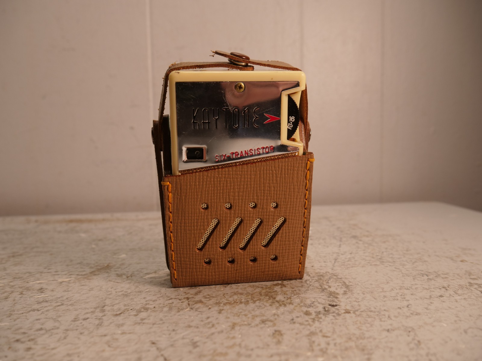 Vintage Kaystone Six Transistor Radio Japan PARTS OR REPAIR Vintage Kaystone Six Transistor Radio Japan PARTS OR REPAIR