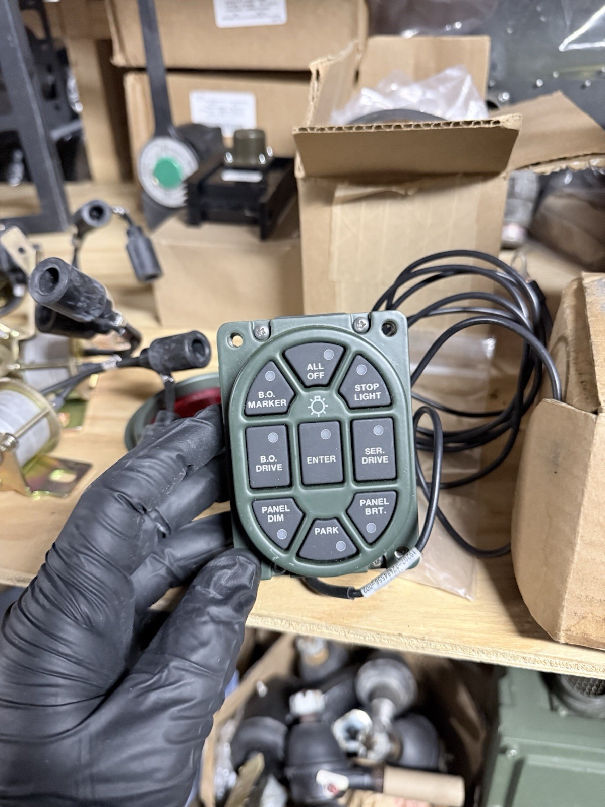 HMMWV Humvee LED Push Button Master Light Switch M998 M35A2 12484558 ...