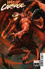 Web Of Carnage #1 Lim cover Venom Kraven Hunter-Spider Morlun Ram V Marvel 2023 picture