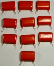 1.0uf 400V 10% 1/400V Phillips MKT Orange Drop Capacitor PC Leads Quantity 10 picture