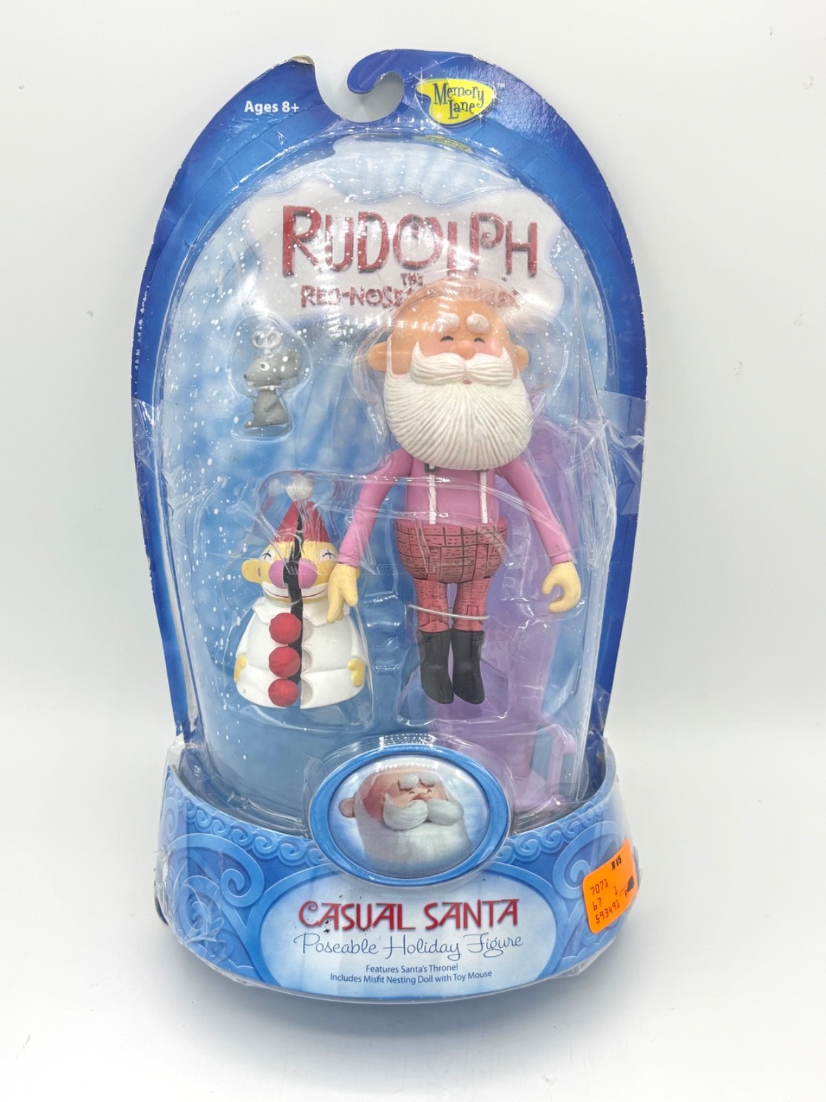 Linux Operating System Figure Memory Lane Rudolph the Red Nosed Reindeer Casual Santa Posable ...