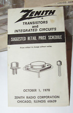 VTG 1970 ZENITH COLOR TV/TELEVISION SEMICONDUCTOR KIT SPARE PARTS/TRANSISTORS picture