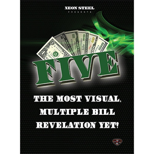 Five (DVD & Gimmicks) by Xeon Steel - Trick