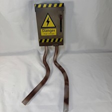Danger High Voltage Animated Halloween Prop Sparking Electrical Fuse Box Decor picture