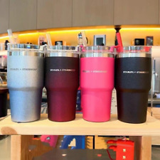  New 2022 Starbucks Stanley Stainless Steel Vacuum Car Hold Straw Cup Tumbler picture