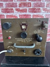 Vintage WWII Wavemeters Military Radio Frequency Calibration Device Class D picture
