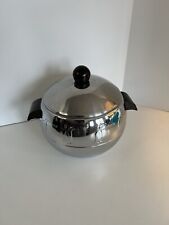 Vintage West Bend Penguin Hot And Cold Server Ice Bucket Mid-Century Chrome picture