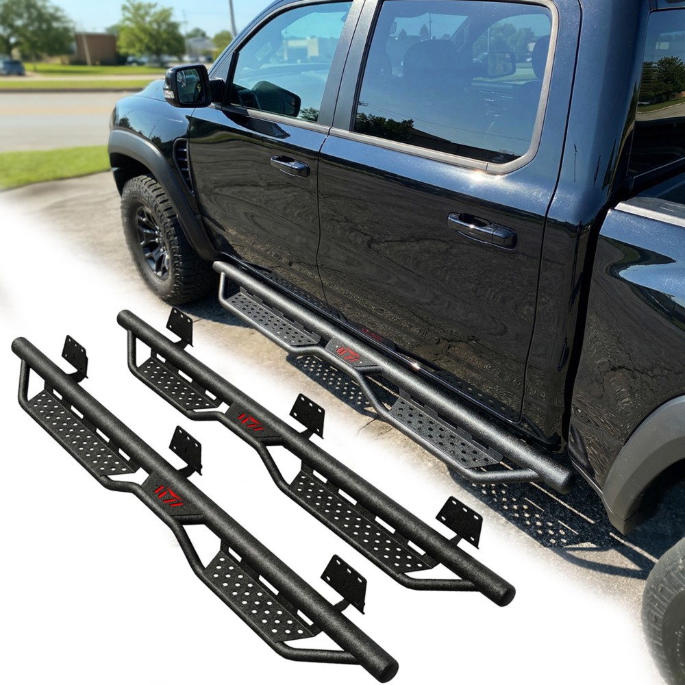 Running Boards Compatible with 2019-2026 Dodge Ram 1500 New Body Crew Cab 6 inch Running Boards Compatible with 2019-2026 Dodge Ram 1500 New Body Crew Cab 6 inch