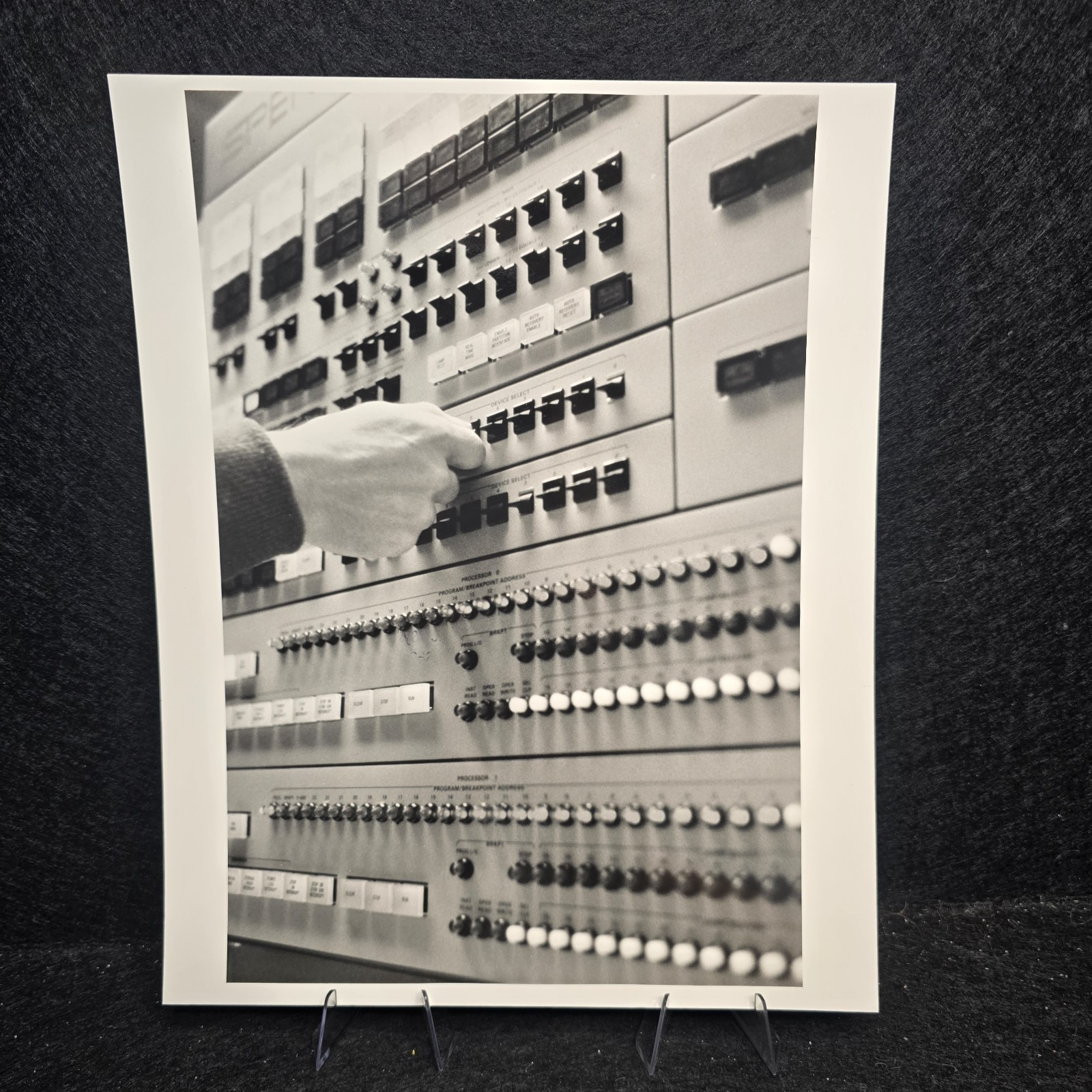 Retro Computer Clicker Vintage Camerique Stock Photo IBM System/360 Mainframe Computer Console ...