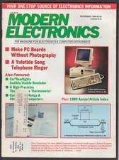 MODERN ELECTRONICS Zeos 386SX; Precision Thermocouple Thermometer + 12 1989 picture