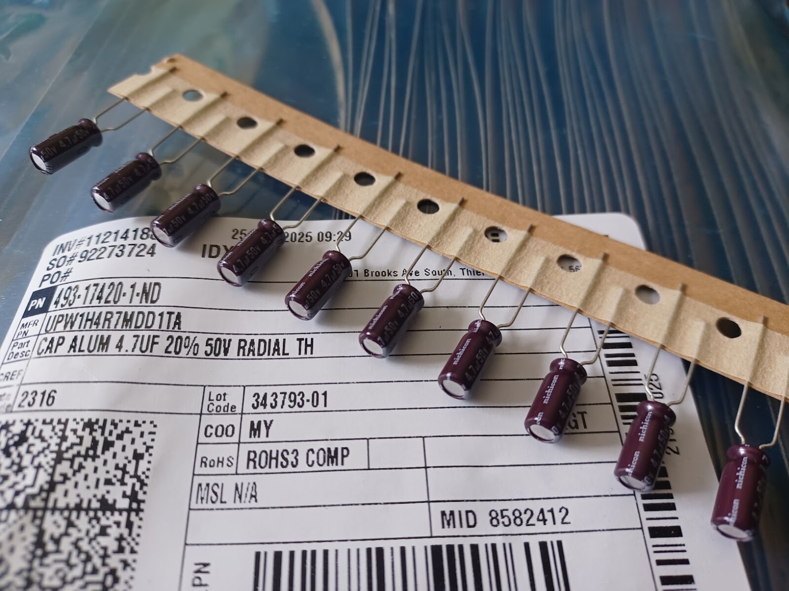 10 New Nichicon UPW 4.7uf 50V Radial Capacitors low-impedance 10 New Nichicon UPW 4.7uf 50V Radial Capacitors low-impedance