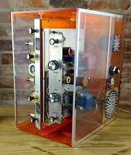 Unusual MCM Modern Art Visible Works Tube Amplifier Tuner picture