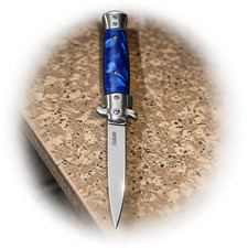Classic Italian-Siletto Style, Switch/Spring Assist Blade, EDC Survival Tool picture